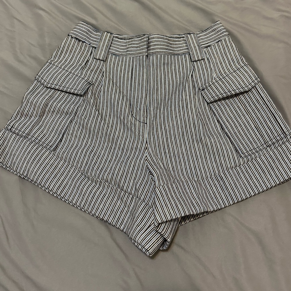 Derek Lam striped cargo shorts